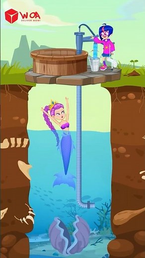 Beautiful Friendship of Mermaid Rumi and Clara 💘 They Help Each Other Overcome All Challenges