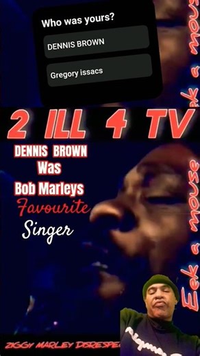 Dennis brown was Bob Marleys favourite singer who was yours #jamaica #bobmarley