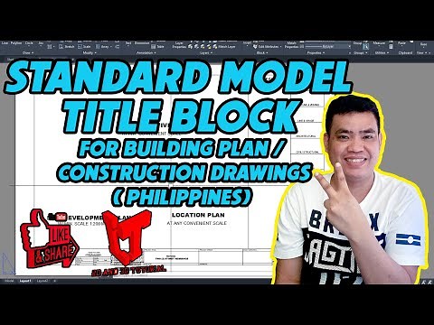 STANDARD MODEL TITLE BLOCK (PHILIPPINES)