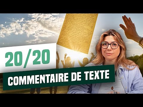 THE METHOD FOR A PERFECT TEXT COMMENTARY - French Baccalaureate 2025
