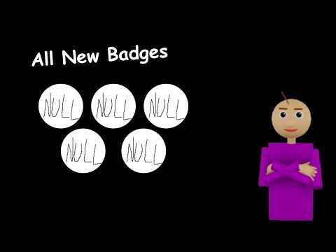 All new badges in Baldi’s Basics Roleplay