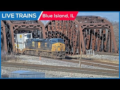 🔴 LIVE Trains Railcam | Blue Island, Illinois PTZ
