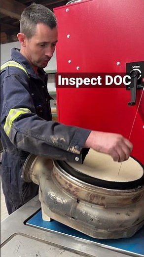 How to inspect DOC (Diesel Oxidation Catalyst) #dpf #emissions #dpfclean #diesel