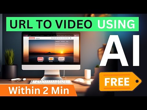 🔥Generate AI Videos From URL [ Within 2 Min ] || AI Video Creator