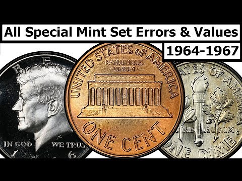 RARE & ERROR Special Mint Set Coins - Complete Guide for 1964-1967 SMS Errors + Varieties