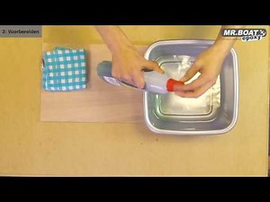 Working with epoxy: degreasing and sanding