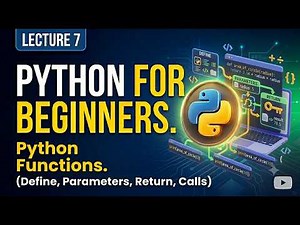 python functions tutorial for beginners | lecture 7