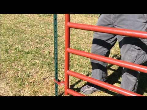 Hang a Gate from a T Post