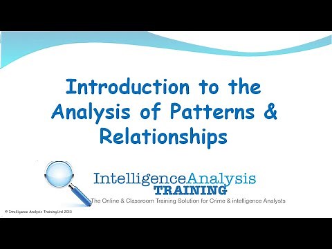 06 Introduction to the Analysis of Patterns & Relationships.