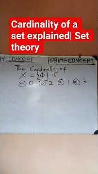 Master the Cardinality of Sets in Seconds | Quick Math Tutorial for Students