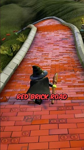 What Happen If you Follow the RED Brick Road in LEGO Wizard Of Oz?