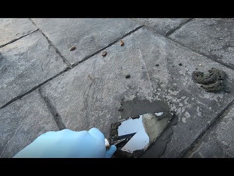 Repairing Stamped Concrete
