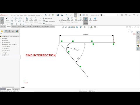 SolidWorks Tutorial-Find Intersection