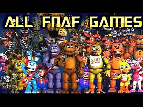 ALL FNAF GAMES | FNAF 1,2,3,4,5,6 | Full Game Walkthrough | No Commentary