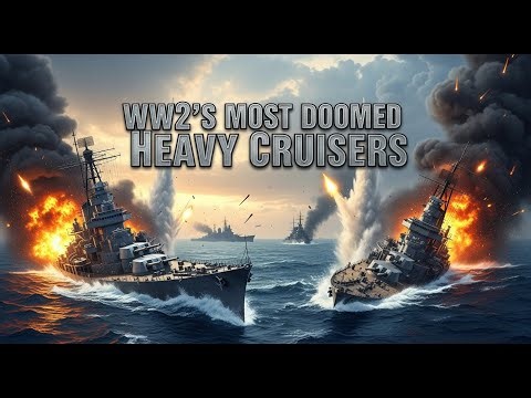 WW2’s Ten Most Ill-Fated Heavy Cruisers | The Tragic Ships of World War II