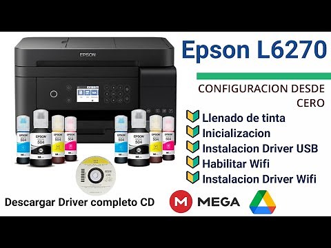 Epson L6270 Printer - Setup from Scratch - Printer Initialization - Enabling Wi-Fi