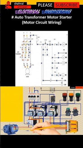 Auto Transformer Motor Starter (Motor Circuit Wiring Connection) | Electrical Engineering Basics