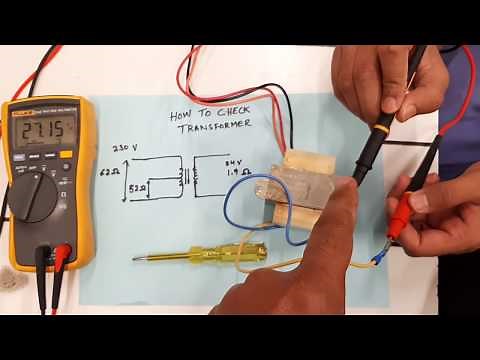 How to check transformer using multimeter | Step Down Transformer | Evergreen Electrical