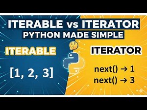 Python Iterable & Iterator- (Tutorial 17)