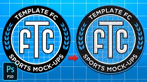 FREE TemplateFC Patch Maker PSD   Layerstyles - TemplateFC