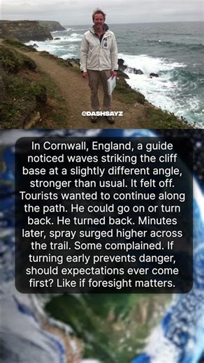 THE COASTAL CLIFF TOUR GUIDE WHO TURNED BACK 🌊⛰️