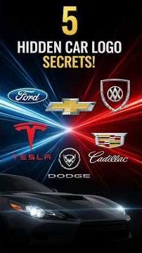 "5 Hidden Secrets Behind Famous American Car Logos 🚗💥"