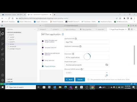 Create & run fiori app in SAP BAS