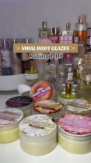 These body glazes are so moisturizing and layer so well with many fragrances ✨. #perfumetiktok #bodyglazereview #bodyglaze #smellgoods #canvasbeautybrand #fyp #perfumetok #vanillagirl #gourmandperfume