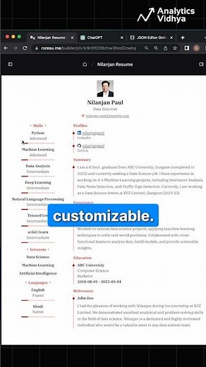AI Resume Builder Free | Write Resume using ChatGPT & AI Tools
