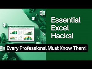 Excel Tricks 2026 : Top 4 Smart Excel Tips Every Office Worker, Beginner & Professional Must Know!