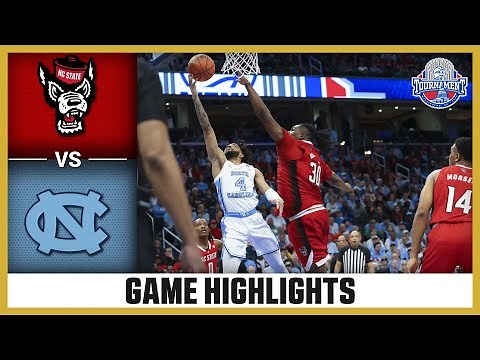 NC State vs. North Carolina Game Highlights | 2024 ACC Men’s Basketball Tournament