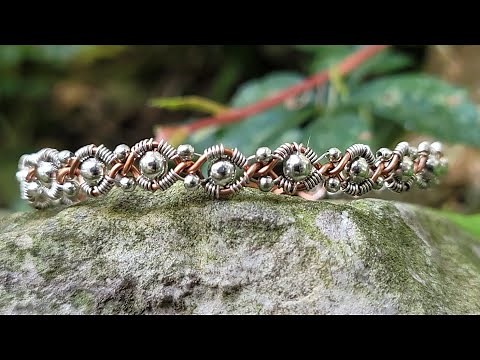 Beaded Twist Wire Wrapping Bracelet Tutorial