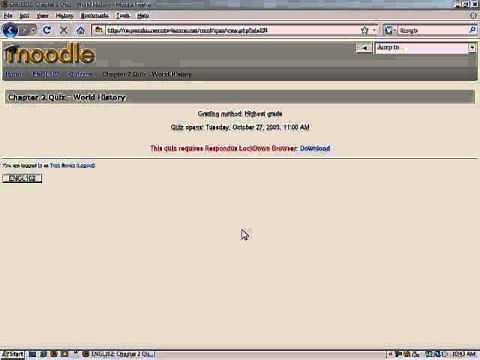 Introduction to LockDown Browser for Moodle (manual launch)