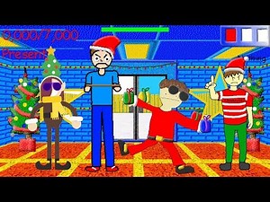 Bodhi's Basics Birthday and X Mas Bash v1.1 - Baldi's Basics Birthday Bash Mod