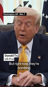 7.1K views · 68 reactions | President Trump told reporters that he's finding it easier to deal with Russia than Ukraine when trying to negotiate a peace settlement between the two countries, in a statement from the Oval Office on Friday | Bloomberg Television | Facebook