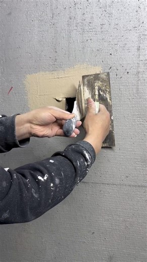 Switch Board Putty Finishing Tips | Perfect Wall Repair Trick | Painter Putty Work Idea