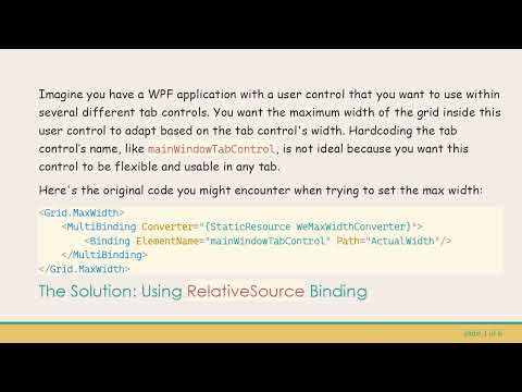 How to Implement Dynamic Binding for Tab Control Width in WPF