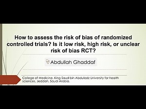 How to assess the risk of bias in randomized controlled trials