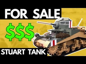 Tank for sale! We are selling our WW2 M3A1 Stuart light tank