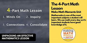 The 4-Part Math Lesson | Unpacking an Effective Math Lesson