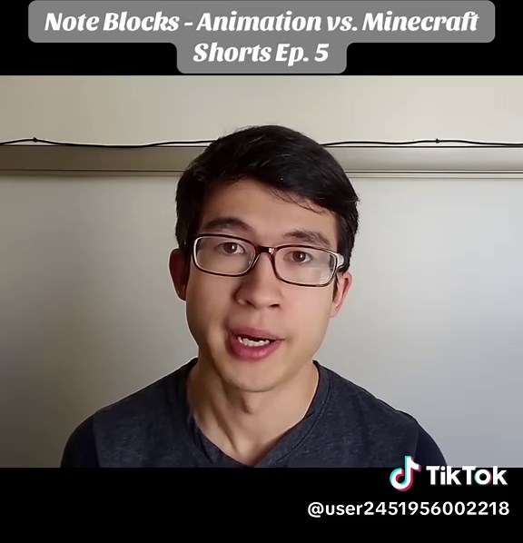 Note Blocks Animation in Minecraft Shorts Episode 5
