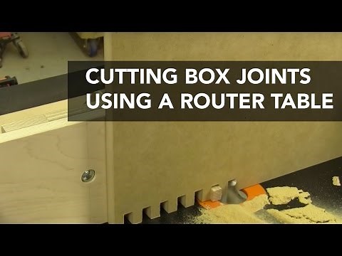 How to Cut Box Joints with a Router Table