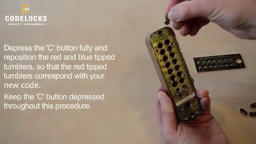 CL200 Series Code Change | Codelocks Videos