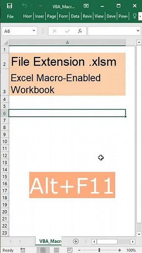 What is a .xlsm file and how to find macros in a workbook in Microsoft Excel? #shorts