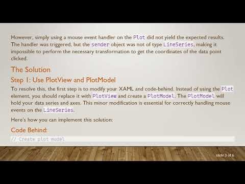 How to Get Selected Data Point in OxyPlot WPF Charts