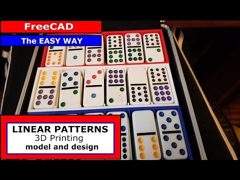 FreeCAD - Linear Patterns - 3D printing