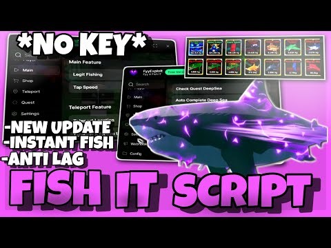 FISH IT Script Free Pastebin 2025 , *NO KEY* , Instant Fish , New Event , Catch Skeleton Narwhal