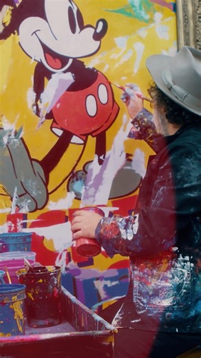“Mickey was the first pop icon I ever saw. He taught me to smile, to dream, to believe in magic!” Mr Brainwash See the collection exclusively at Clarendon Fine Art, and coming to the Mr.Brainwash Art Museum December 14th. | Mickey Mouse