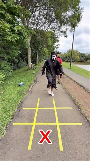 Tic-tac-toe with Parckour #familygames