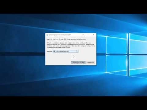 Windows 10 Recovery CD erstellen